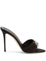 Giuseppe Zanotti mules Intrigo Knot à talons - Noir