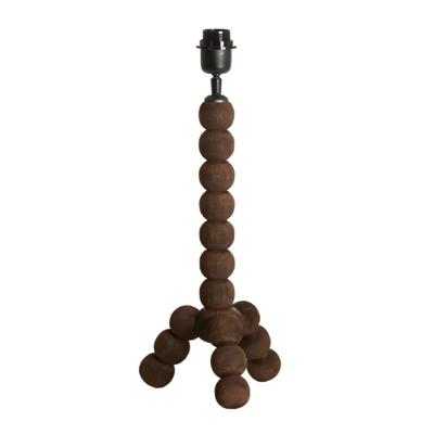Lampvoet Veglio hout mat donkerbruin M