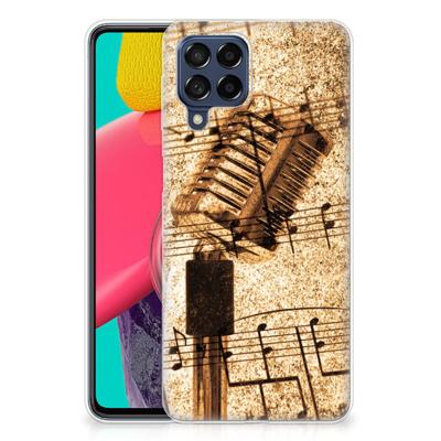 Samsung Galaxy M53 | Siliconen hoesje | met foto Bladmuziek
