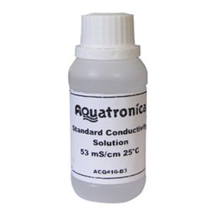 Aquatronica ACQ410-D3 IJkvloeistof 53mS - fles (densiteit zeewater) Calibratievloeistof 50ml