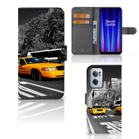 OnePlus Nord CE 2 Flip Cover New York Taxi - thumbnail