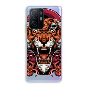 Tiger and Rattlesnakes: Xiaomi 11T Transparant Hoesje