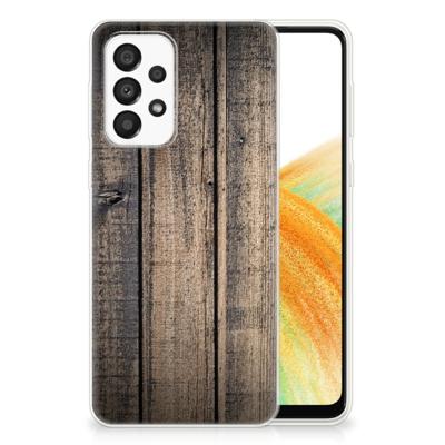 Samsung Galaxy A33 5G | Bumper Hoesje | Steigerhout