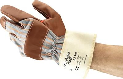 Ansell Handschoen | maat 10 bruin | BW-jersey m.nitril | EN 388 PSA-categorie II | 12 paar - 52-547-10 52-547-10