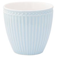 GreenGate beker (latte cup) Alice lichtblauw 300 ml - Ø 10 cm - thumbnail