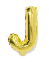 HEMA Folieballon letter J 30cm goud (goud)
