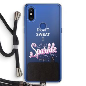 Sparkle quote: Xiaomi Mi Mix 3 Transparant Hoesje met koord