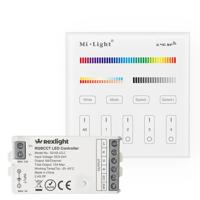 Milight touch wandpaneel 230v & 4-zone controller voor RGBWW led strips - complete set