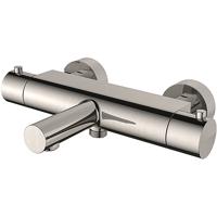 Wiesbaden Style Thermostatische Badmengkraan met Cooltouch - Geborsteld Staal