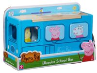 Peppa Pig Houten Schoolbus/Vormenstoof