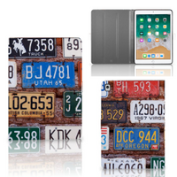 Apple iPad 9.7 (2018) Tablet Hoesje met foto Kentekenplaten - thumbnail
