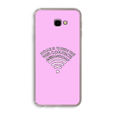 Home Is Where The Wifi Is: Samsung Galaxy J4 Plus Transparant Hoesje