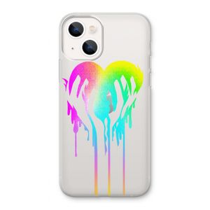 Hold My Heart: iPhone 13 Transparant Hoesje