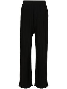 Lanvin pantalon ample à design plissé - Noir