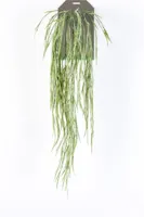 Kunsthangplanten Wasbloem hangend 90cm groen