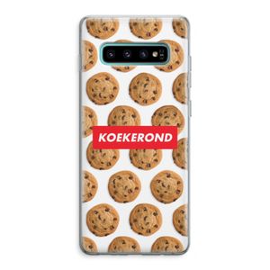 Koekerond: Samsung Galaxy S10 Plus Transparant Hoesje