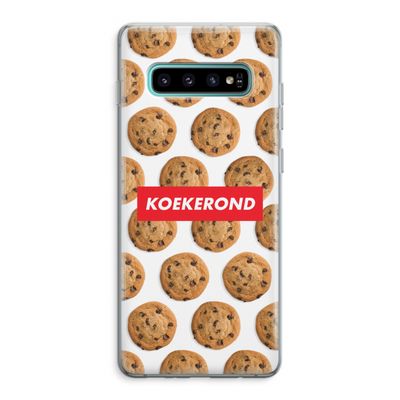 Koekerond: Samsung Galaxy S10 Plus Transparant Hoesje