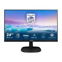 Philips 243V7QDSB - 24 inch - 1920x1080 - DVI - HDMI - VGA - Zwart Philips 243V7QDSB - 24 inch - 1920x1080 - DVI - HDMI - VGA - Zwart