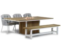 Santika Tendenza/Los Angeles/Seaside 220 cm dining tuinset 5-delig - thumbnail