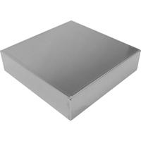 Hammond Electronics 1444-12123 Chassisbehuizing (l x b x h) 305 x 305 x 76 mm Aluminium Natuur 1 stuk(s) - thumbnail