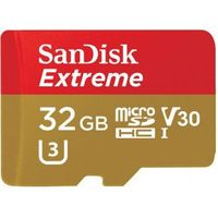 SanDisk Extreme 32GB MicroSDHC Geheugenkaart