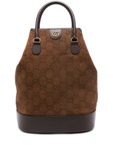 Gucci GG suede duffle bag - Marron