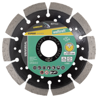Wolfcraft Diamantdoorslijpschijf | ExpUniv | Ø125mm | 1 stuk - 8311000