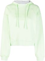 Patrizia Pepe hoodie en coton biologique à logo floqué - Vert - thumbnail