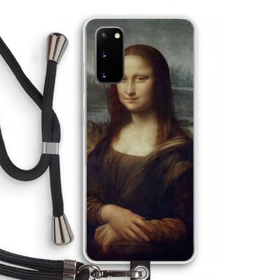 Mona Lisa: Samsung Galaxy S20 Transparant Hoesje met koord