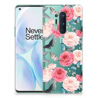 OnePlus 8 Pro TPU Case Butterfly Roses