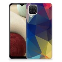 Samsung Galaxy A12 | TPU Hoesje | Polygon Dark