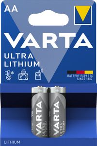 Varta LITHIUM AA Bli 2 AA batterij (penlite) Lithium 2900 mAh 1.5 V 2 stuk(s)