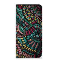 Samsung Galaxy A55 Hoesje met Magneet Aztec