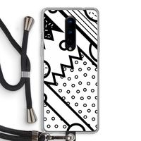 Pop Art #4: OnePlus 8 Transparant Hoesje met koord