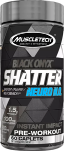 MuscleTech SX-7 Black Onyx Shatter Neuro NO (60 caps)