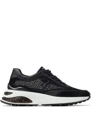 Jimmy Choo baskets Memphis en cuir - Noir