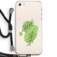 Beleaf in you: iPhone 5 / 5S / SE Transparant Hoesje met koord