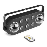 BeamZ StrobeMoon 2-in-1 discolamp met 2x LED moonflower en LED - thumbnail