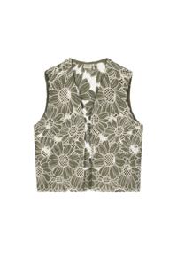 Like Flo zomer gilet meisjes - army groen - Colette