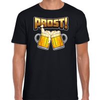 Apres ski t-shirt voor heren - bier - zwart - apres ski/oktoberfest - thumbnail