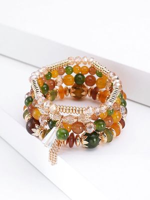 Boho Etnisch Kristal Armband