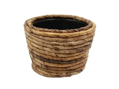 Drypot abaca d26h18cm bruin