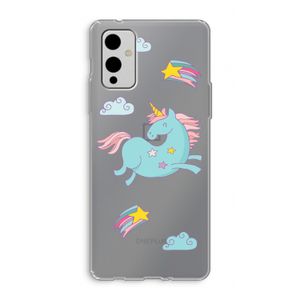 Vliegende eenhoorn: OnePlus 9 Transparant Hoesje