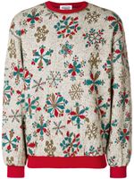 Missoni Pre-Owned intarsia snowflakes jumper - Tons neutres