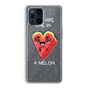 One In A Melon: Oppo Find X3 Transparant Hoesje