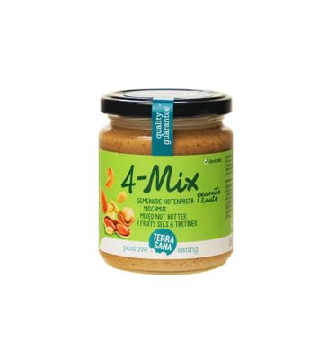 4 mix gemengde notenpasta zonder zout bio