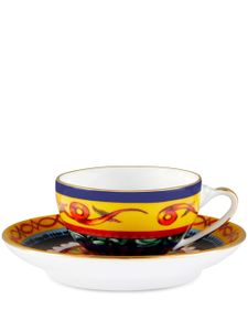 Dolce & Gabbana lot tasse et sous-coupe à motif soleil - Bleu