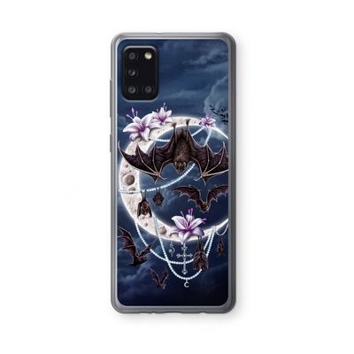 Vleermuizen Maan: Samsung Galaxy A31 Transparant Hoesje