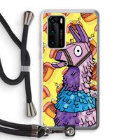 Loot Burger: Huawei P40 Transparant Hoesje met koord