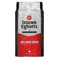 Koffie douwe egberts standaardmaling melange rood | 6 stuks
